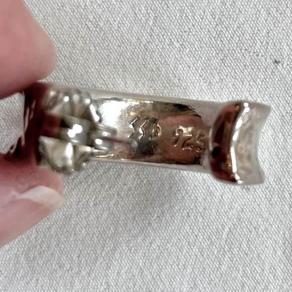 Simon Sebbag Designs Silver Hoop Earrings - Picture 11 of 16